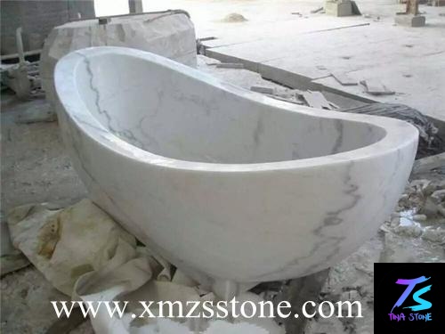 marble stone bathtub