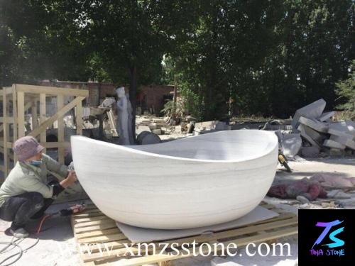 marble stone bathtub