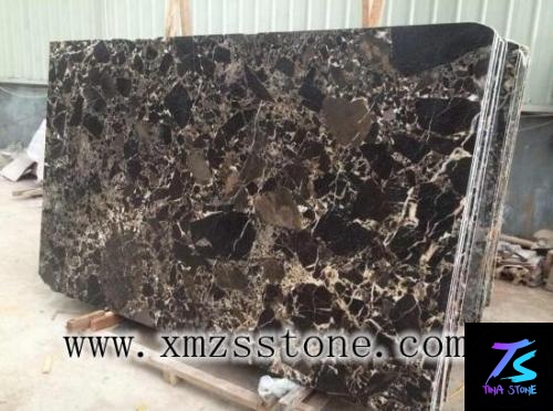 China marble Golden Flowe