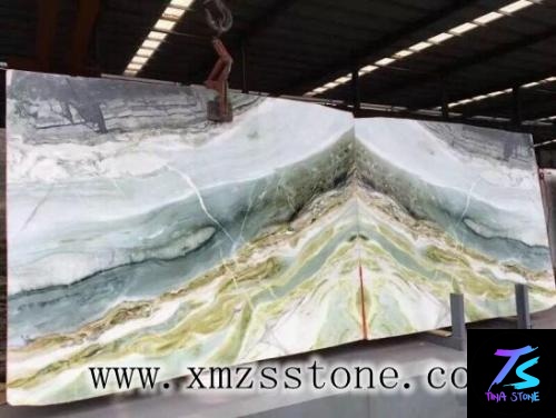 China marble, Green Amazy