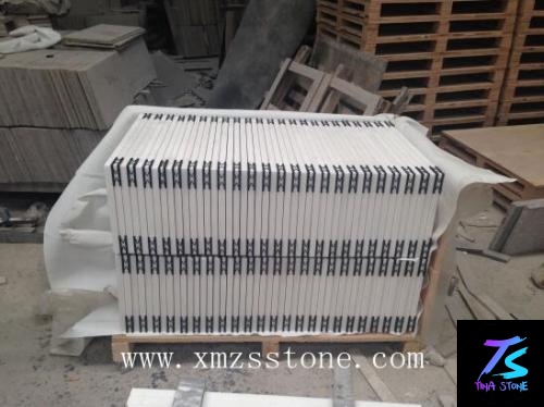 Packing & Loading Container marble granite tiles Wooden Crates Plastic sheet