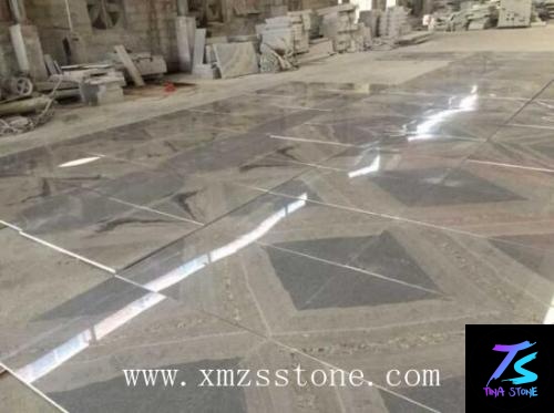 Azalea White book match granite tiles