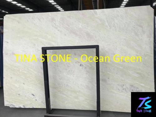 Ocean Green Marble Wave Walling Tiles Floor Slabs