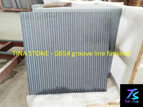 G654 groove line finished,China granite  , Old G654, Stone