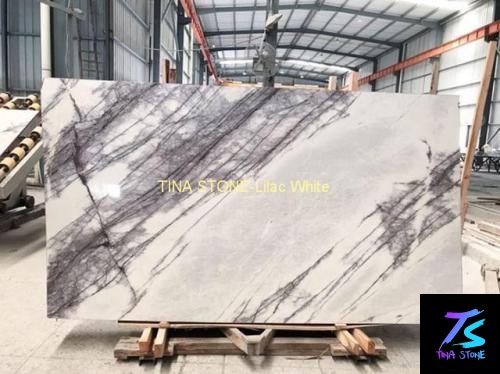 Lilac White Marble Stone Slab Tile Floor Wall building