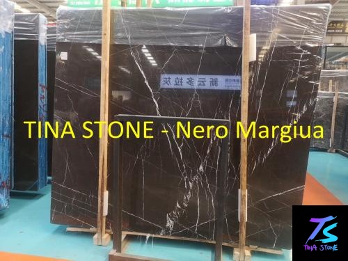 Nero Margiua  ,Marble , Tiles, Slabs