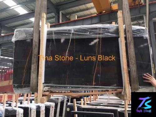 Luns Black ,Marble , Tiles, Slabs