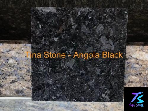 Angola Black ,Granite Stone Slabs  , Tiles Floor Wall