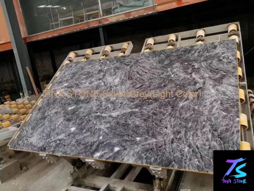 Sliver Grey(Light Color)   ,Marble  Slabs  , Tiles Floor Wall